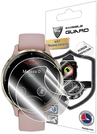 Garmin Venu 3S için, GPS Smartwatch Hidrojel Ekran Koruyucu (2 Adet) Görünmez HD Şeffaf Film Çizilmez Koruması-Pürüzsüz/Kendi Kendini İyileştirme/Kabarcık Venu 3S için