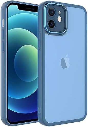 Spia Apple iPhone 11 Kılıf Mavi Primula Kamera Korumalı Kapak Koruyucu Tasarım (Apple iPhone 11, Mavi)