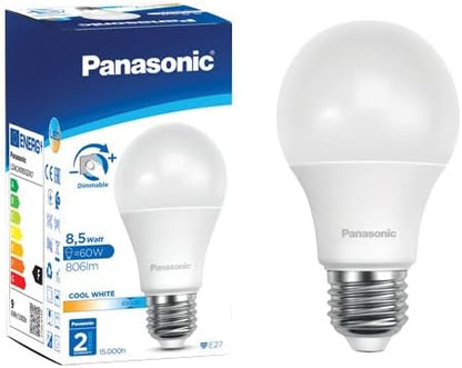 PANASONIC E27 LED DİMLi LAMBA, BEYAZ IŞIK 8.5W 806LM 6500K