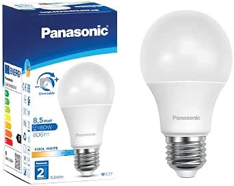 PANASONIC E27 LED DİMLi LAMBA, BEYAZ IŞIK 8.5W 806LM 6500K