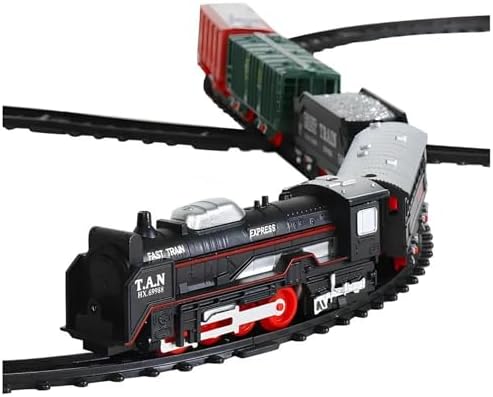 Oyuncak Klasik Yolcu Treni Seti 19 Parça - 91 cm Ray Uzunluğunda Classic Kara Tren