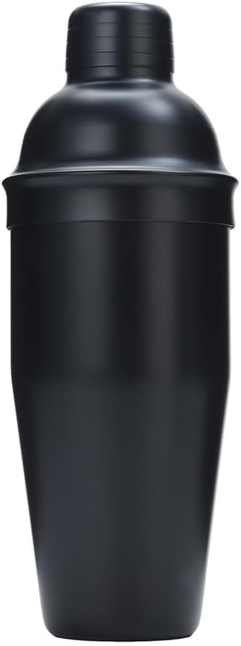 Mat Siyah Çelik 700 ml Shaker Kokteyl Hazırlama Kabı Bardağı cin343sy