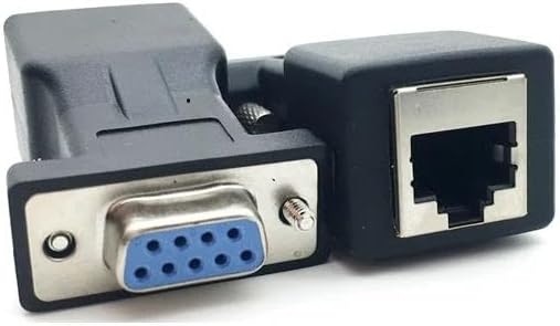 RS232 To RJ45 9 Pin Ethernet Adaptör Ekleme Ek Uzatıcı Extender Çevirici Dönüştürücü 30M