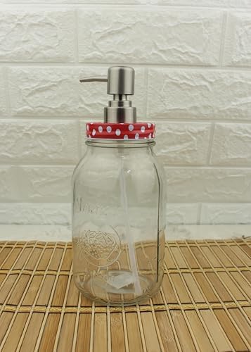 Büyük Boy Cam Sıvı Sabunluk 800ml