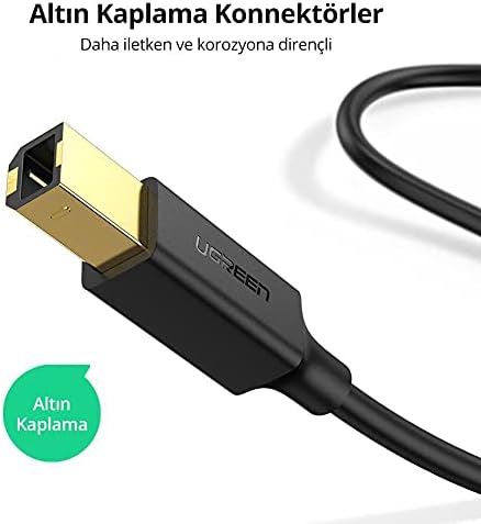 USB den USB-B ye Yazıcı Tarayıcı Kablosu, 1 Metre