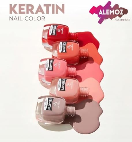 Keratin Nail Glitter No: 410 - Keratin İçerikli Güçlendirici Parlak Oje