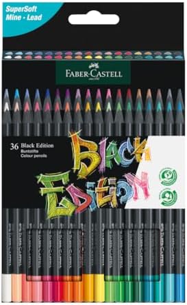 116436 - Renkli kalemler Blackwood, Black Edition, 36'lı kutu