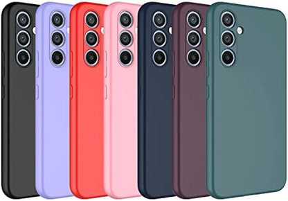 Galaxy A54 ile Uyumlu Kılıf Kadife iç Yüzeyli Silikon Galaxy A54 ile Uyumlu Z-Mara Lansman Vieri Kılıf Siyah