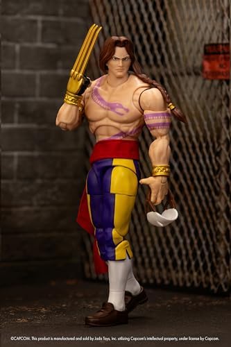 Jada Toys Street Fighter Figura Vega (15 cm) - Street Fighter 2: The Final Challengers 13 yaş ve üstü alternatif başlıklı, eller ve aksesuarlarla hareketli koleksiyon figürü