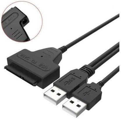 USB 2.0 2.5 3.5 İnç Sata SSD Hdd Hard Disk Dc Güç Çevirici Dönüştürücü Adaptör Kablosu ve Uyumlu Adaptör