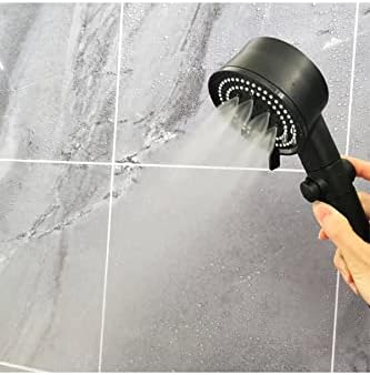 Turbo Fan 5 Fonksiyonlu Su Tasarruflu Dus Basligi Turbo El Dusu Siyah