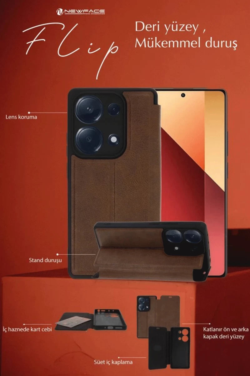 Samsung Galaxy A36 Kılıf Flip Cover - Koyu Yeşil