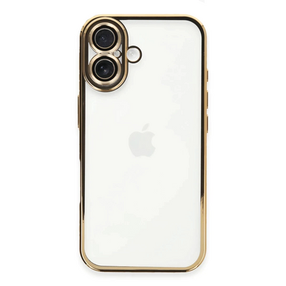 Apple iPhone 16 Plus Kılıf Razer Lensli Silikon - Gold