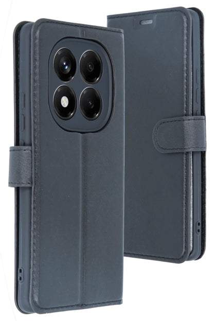 Xiaomi Redmi Note 14 Pro 5G Kılıf Trend S Plus Kapaklı Kılıf - Siyah