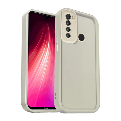 Xiaomi Redmi Note 8 Kılıf Viera Silikon - Krem