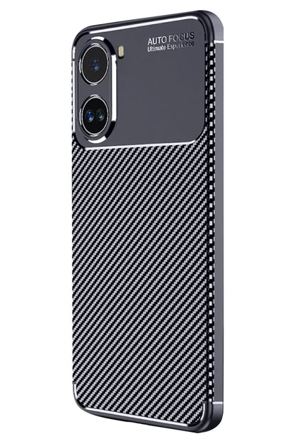 Xiaomi Poco X7 Pro Kılıf Auto Focus Karbon Kapak - Lacivert