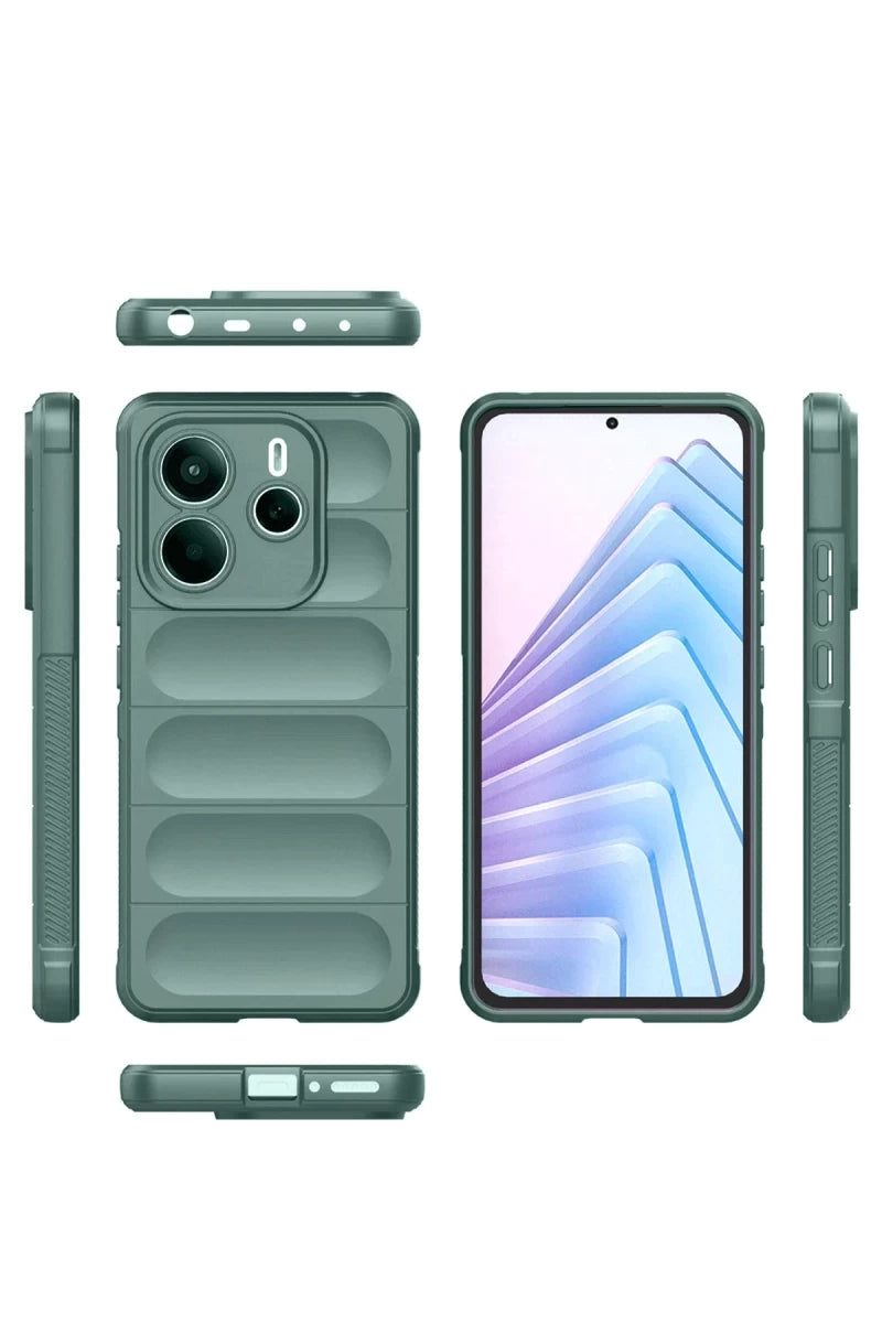 Xiaomi Redmi Note 14 4G Kılıf Optimum Silikon - Siyah