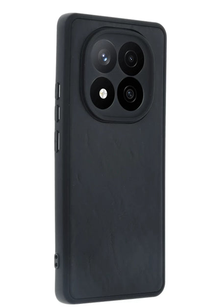 Xiaomi Redmi Note 14 Pro 4G Kılıf Aras Deri Kapak - Siyah