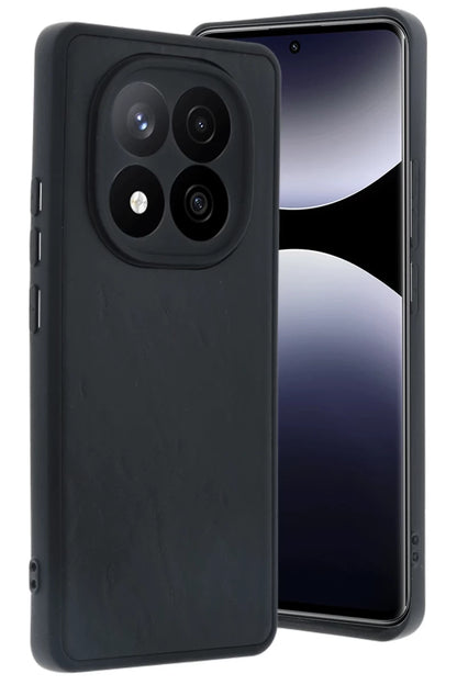 Xiaomi Redmi Note 14 Pro 4G Kılıf Aras Deri Kapak - Siyah