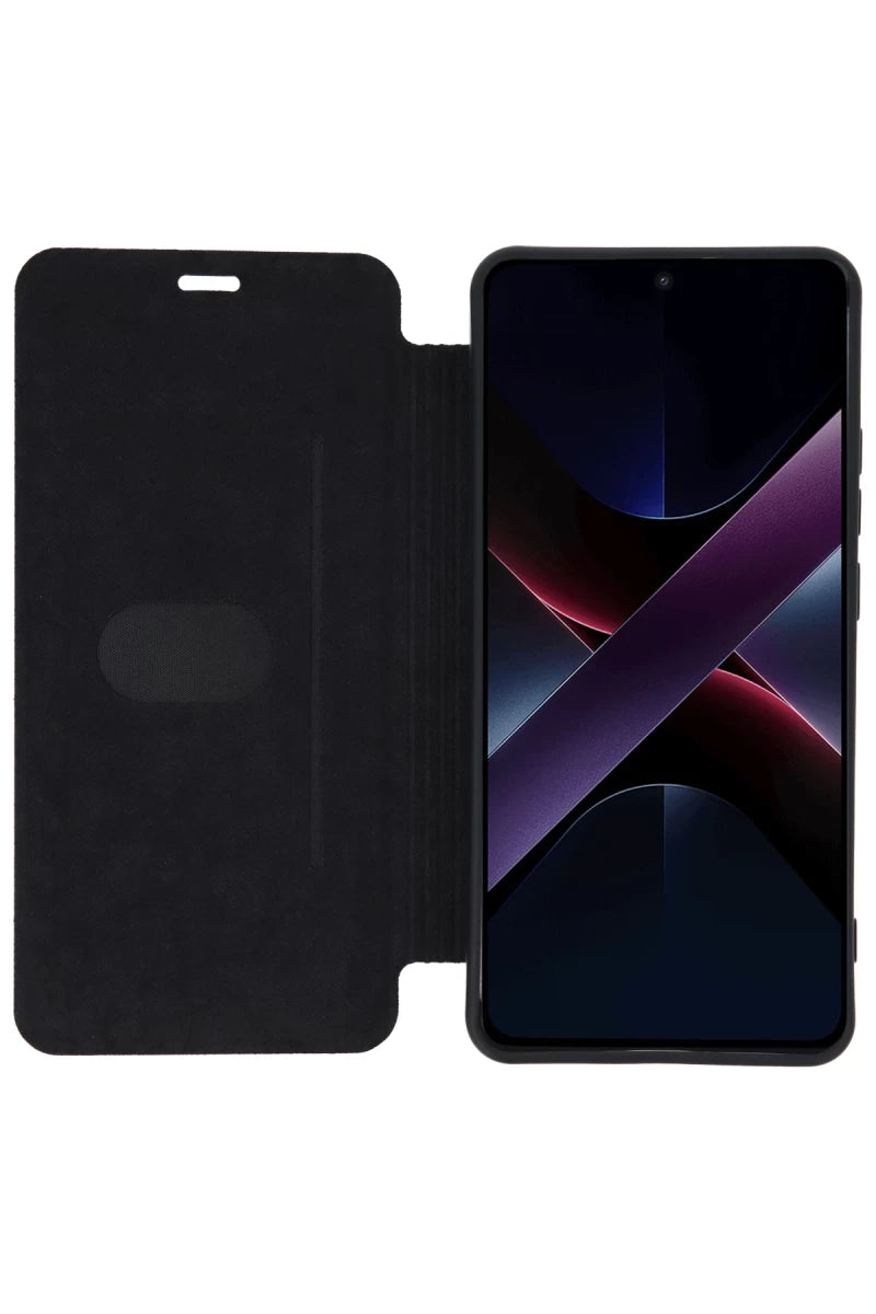 Xiaomi Poco X7 Pro Kılıf Flip Cover - Taba
