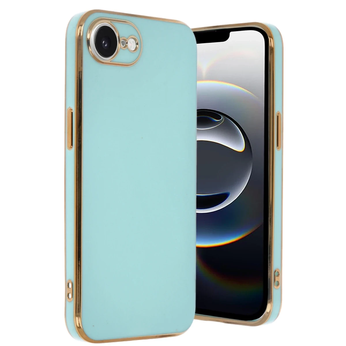 Apple iPhone 16E Kılıf Volet Silikon - Açık Yeşil