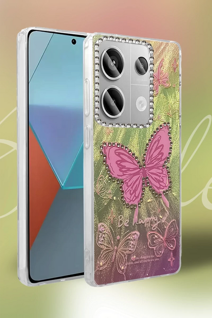 Xiaomi Redmi Note 13 Pro 4G Kılıf Blade Aynalı Desenli Kapak - Desen 1