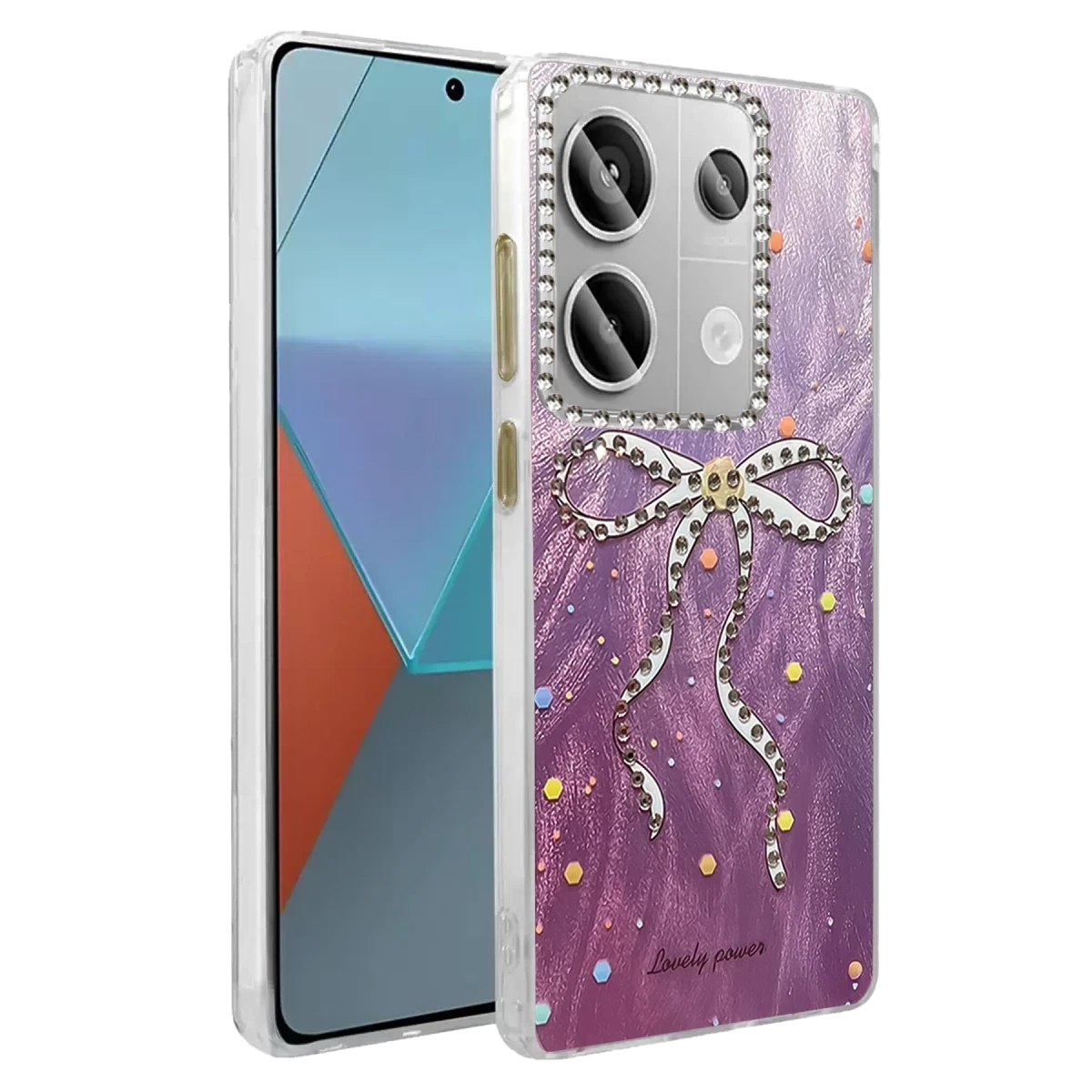 Xiaomi Redmi Note 13 Pro 4G Kılıf Blade Aynalı Desenli Kapak - Desen 1