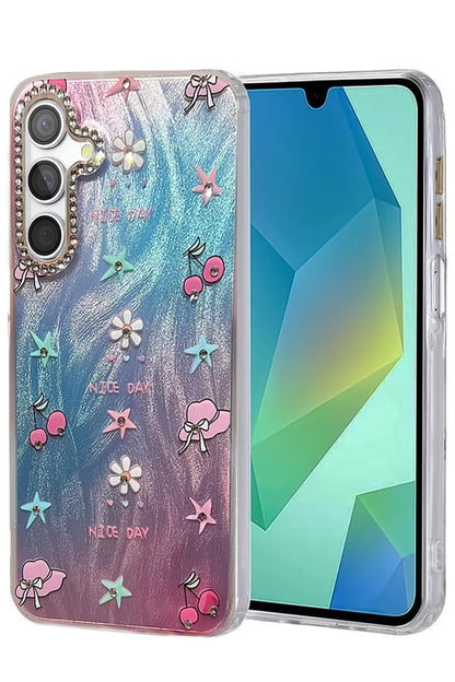 Samsung Galaxy S23 FE Kılıf Blade Aynalı Desenli Kapak - Desen 4