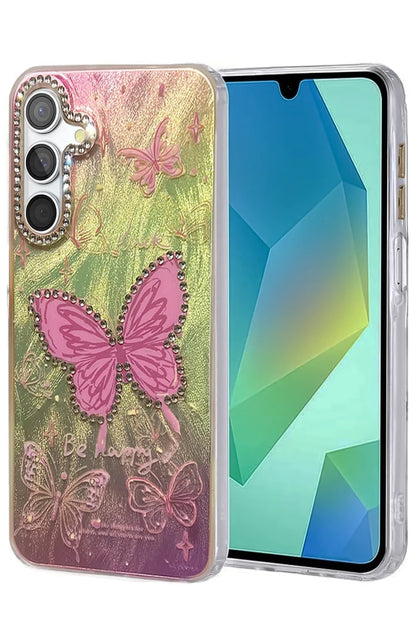 Samsung Galaxy S25 Kılıf Blade Aynalı Desenli Kapak - Desen 5