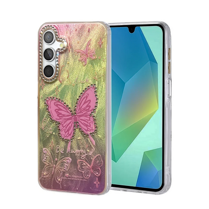 Samsung Galaxy S25 Kılıf Blade Aynalı Desenli Kapak - Desen 5
