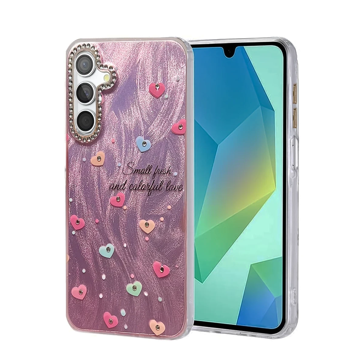 Samsung Galaxy A15 4G Kılıf Blade Aynalı Desenli Kapak - Desen 8