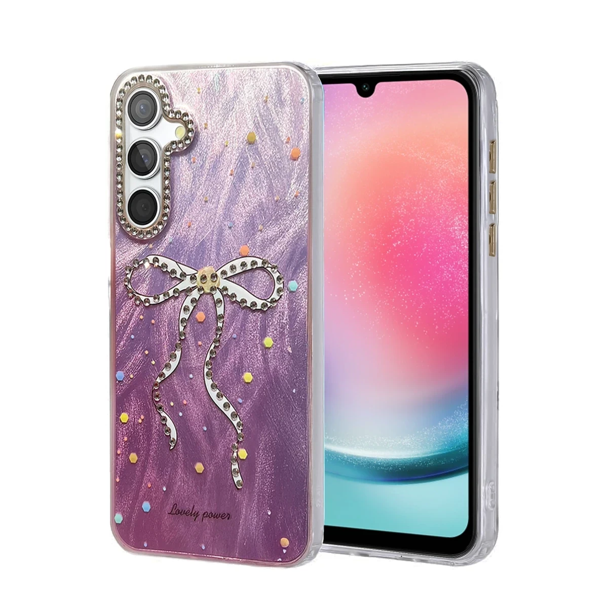 Samsung Galaxy A24 4G Kılıf Blade Aynalı Desenli Kapak - Desen 1