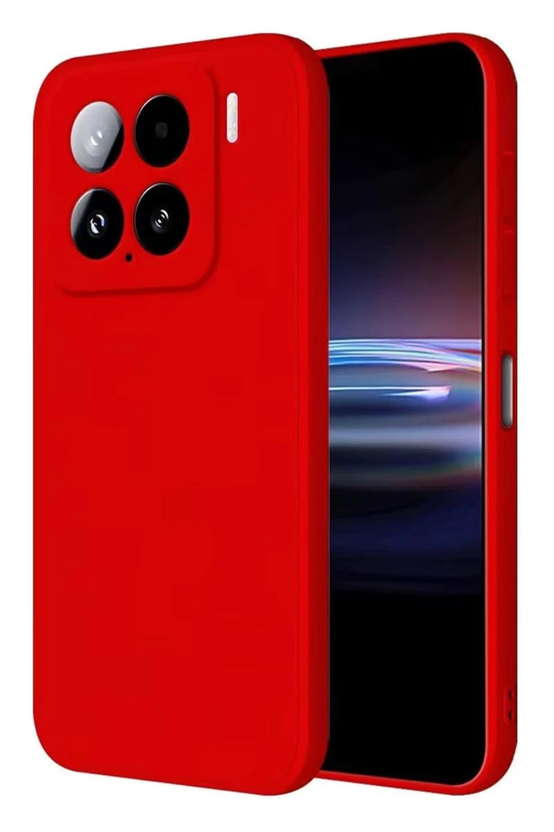 Xiaomi Mi 15 Pro Kılıf Nano içi Kadife Silikon - Kırmızı