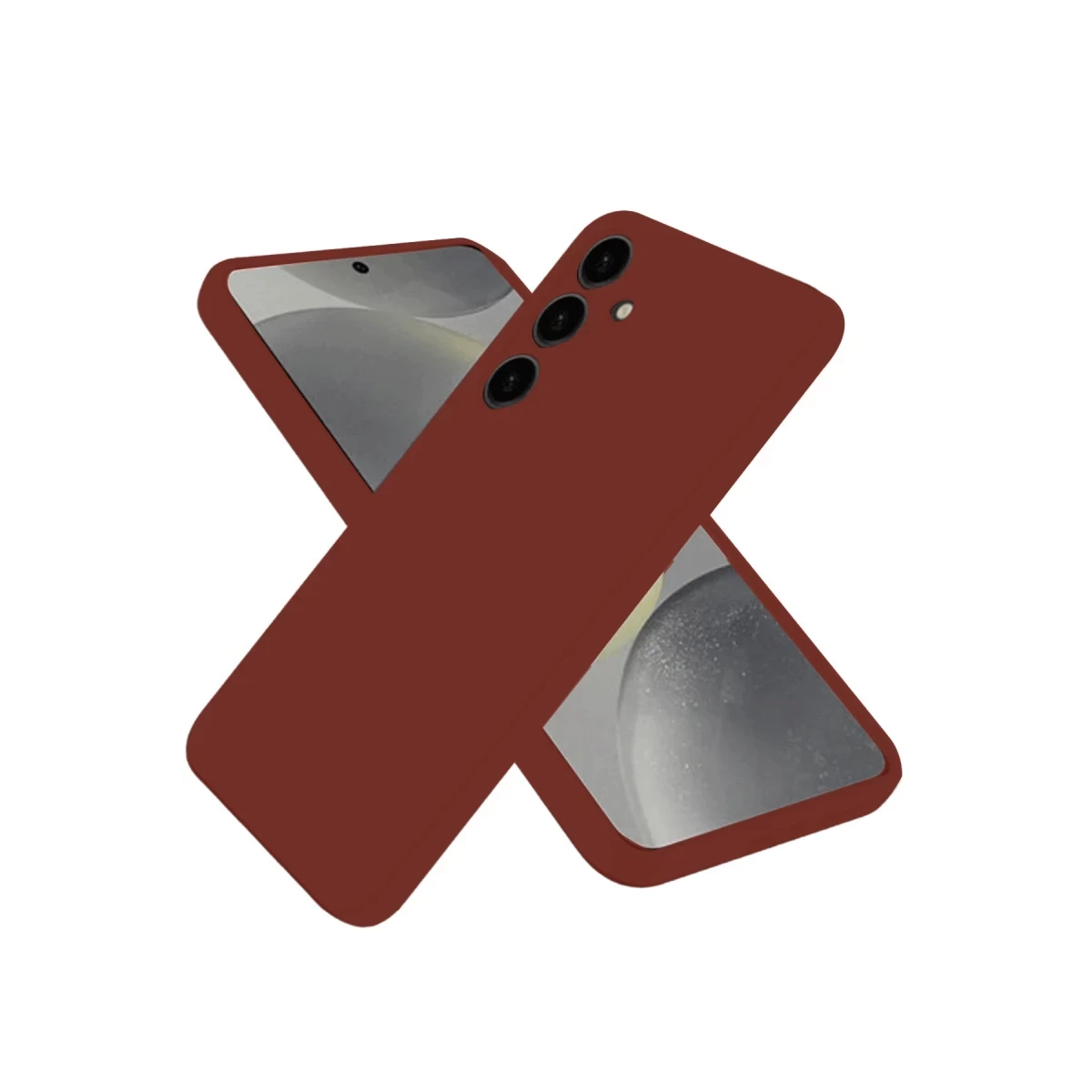 Samsung Galaxy A56 Kılıf First Silikon - Bordo