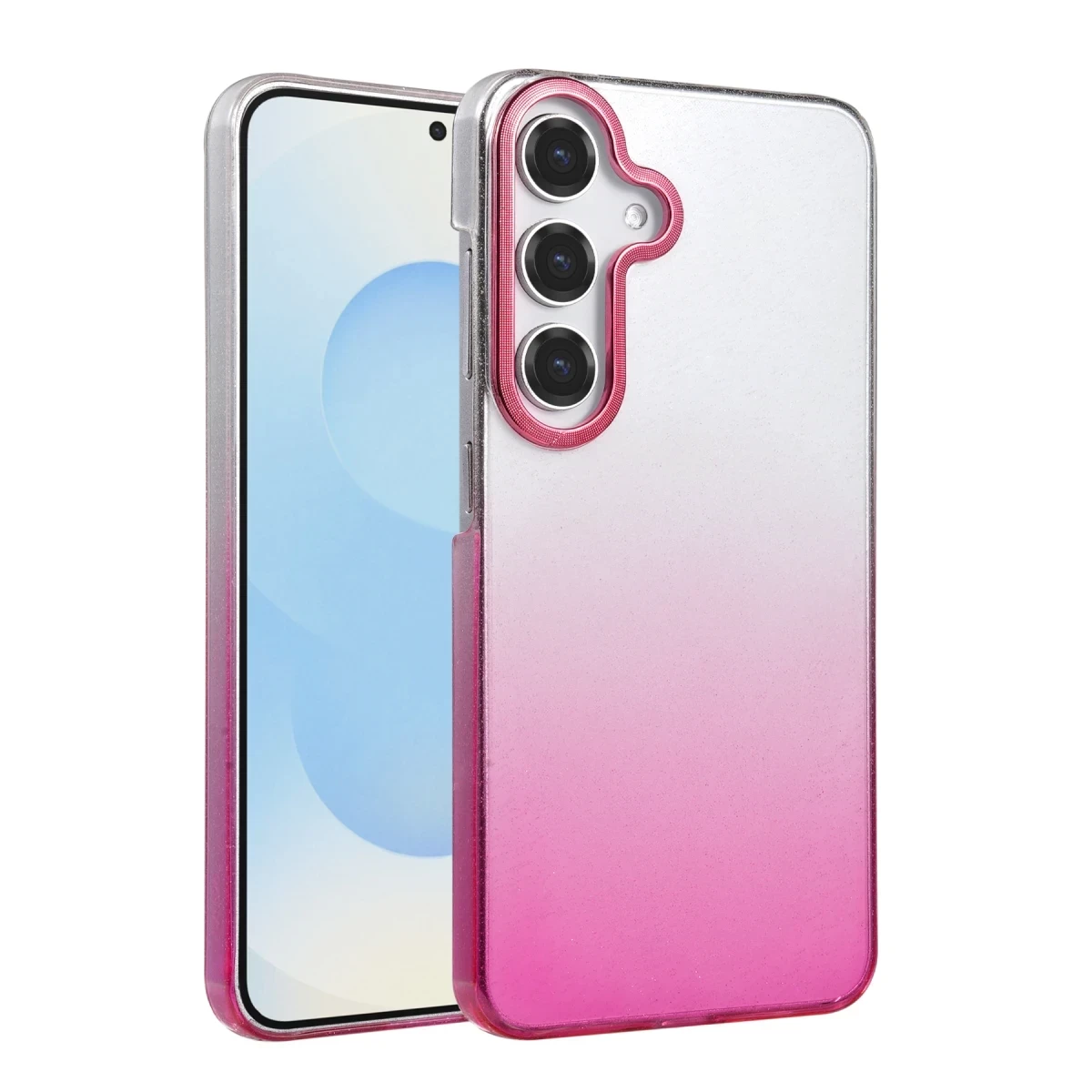 Samsung Galaxy A55 5G Glossy Kapak - Pembe