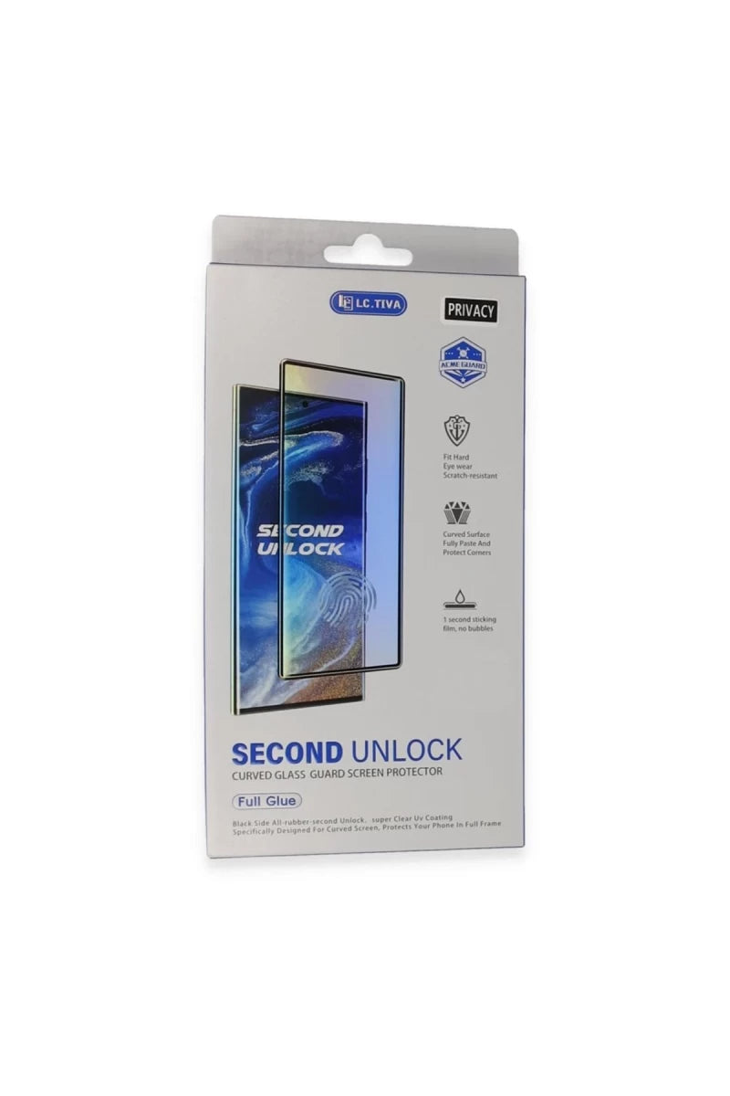 Samsung Galaxy S24 Ultra Durable Full Glue Curved Hayalet Cam