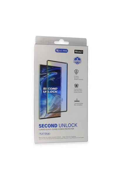 Samsung Galaxy S24 Ultra Durable Full Glue Curved Hayalet Cam
