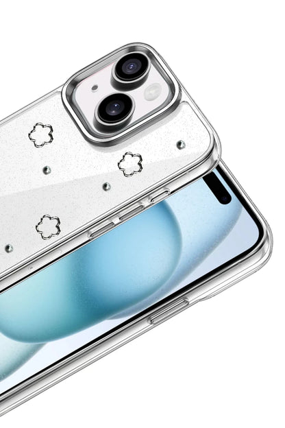 Apple iPhone 14 Fiyonk Desenli Kapak - Desen 2