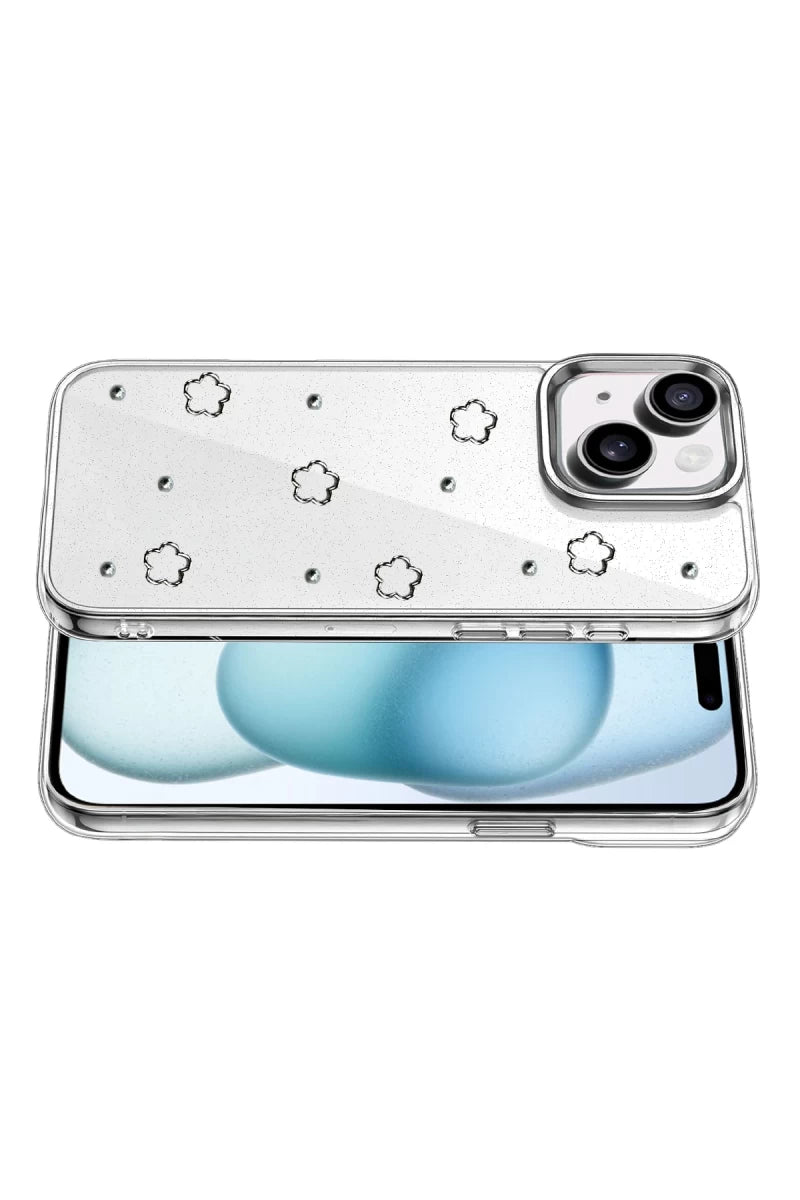 Apple iPhone 14 Fiyonk Desenli Kapak - Desen 2