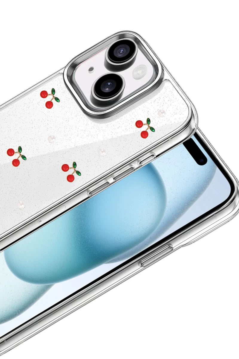 Apple iPhone 14 Fiyonk Desenli Kapak - Desen 9
