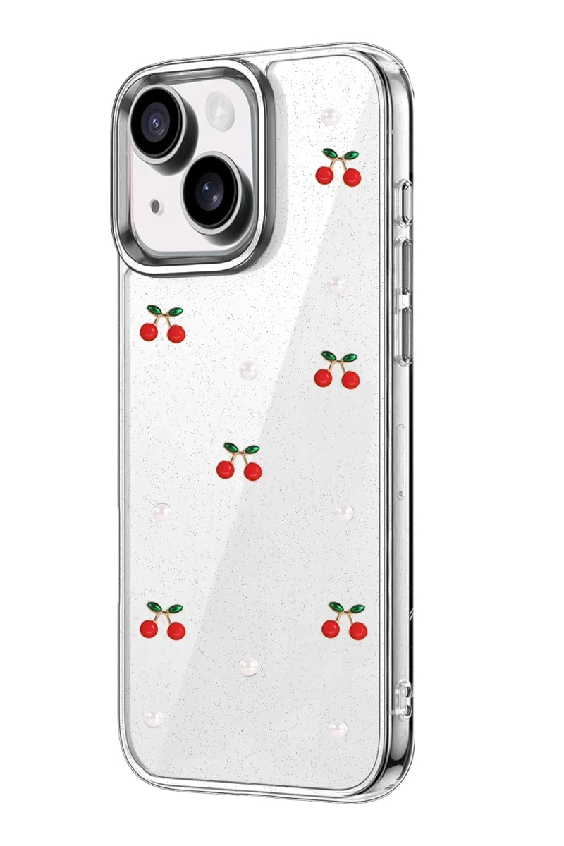 Apple iPhone 14 Fiyonk Desenli Kapak - Desen 9