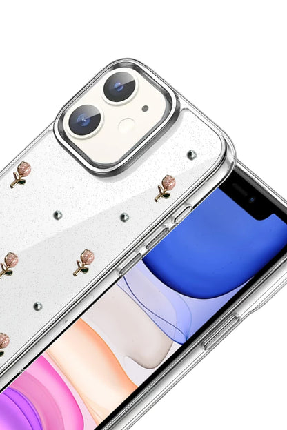 Apple iPhone 11 Fiyonk Desenli Kapak - Desen 6