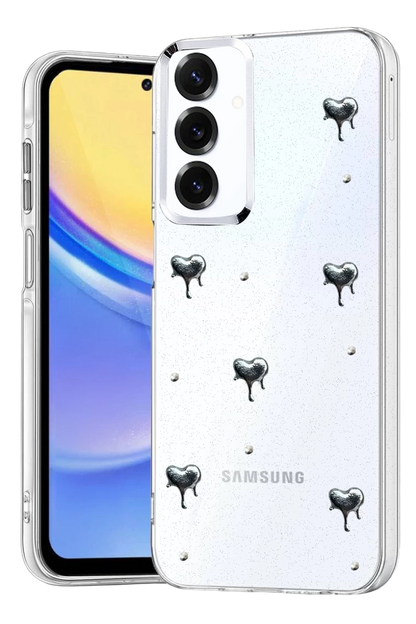 Samsung Galaxy A15 4G Fiyonk Desenli Kapak - Desen 1