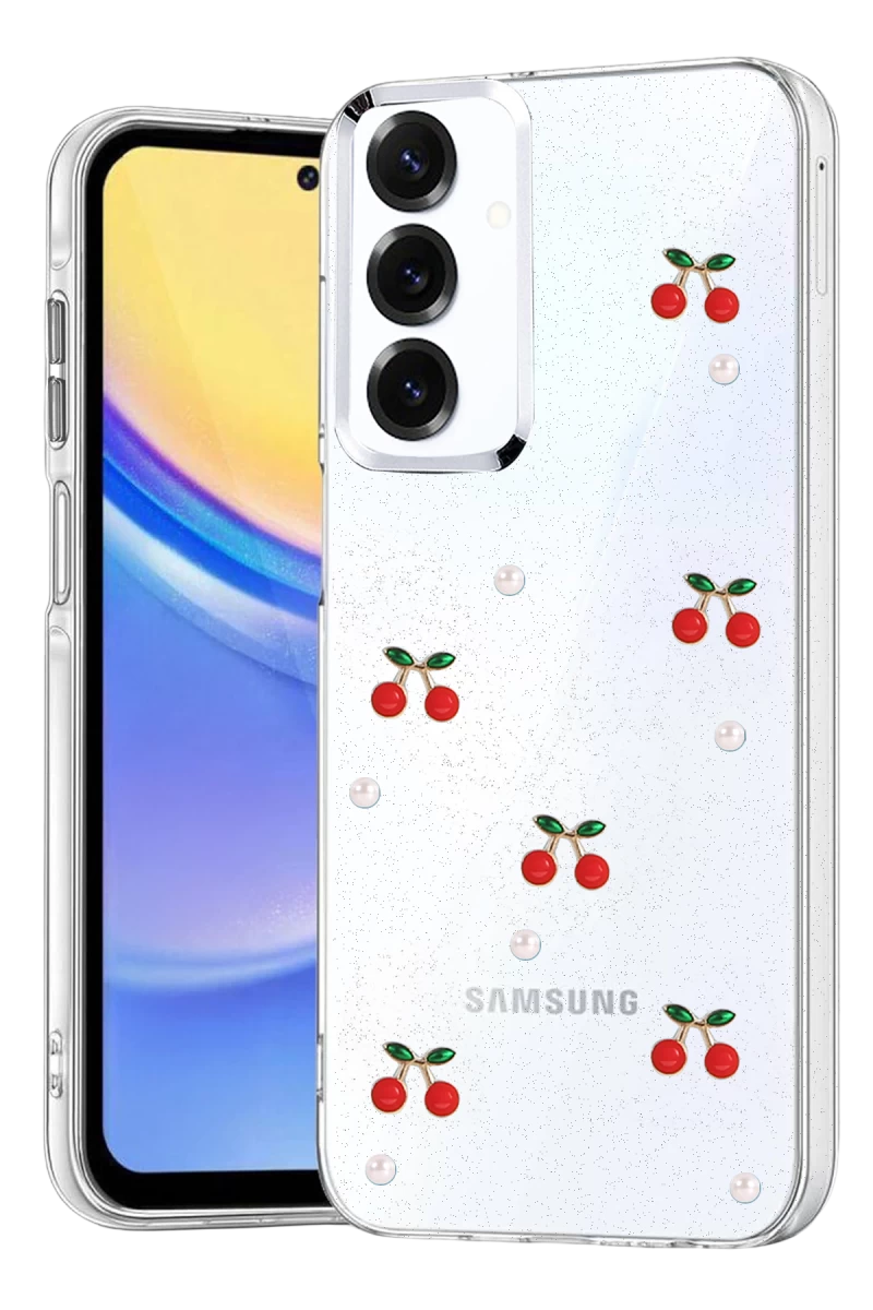 Samsung Galaxy A15 4G Fiyonk Desenli Kapak - Desen 9