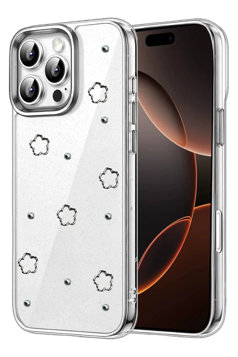 Apple iPhone 16 Pro Max Fiyonk Desenli Kapak - Desen 2