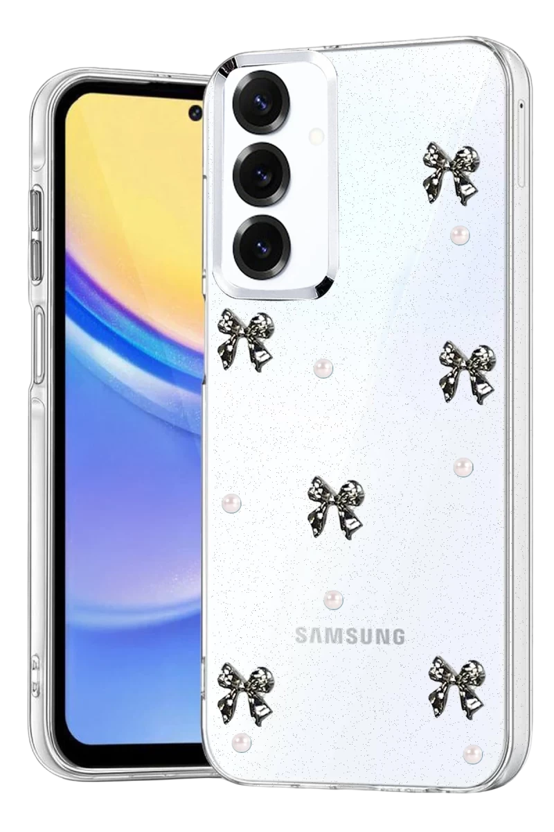 Samsung Galaxy A34 5G Fiyonk Desenli Kapak - Desen 8