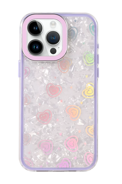 Apple iPhone 15 Pro Lumi Desenli Kapak - Mor