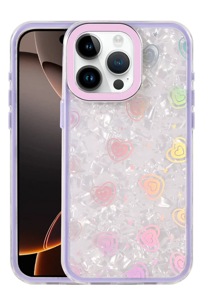 Apple iPhone 15 Pro Lumi Desenli Kapak - Mor