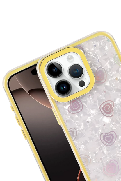 Apple iPhone 16 Pro Max Lumi Desenli Kapak - Sarı
