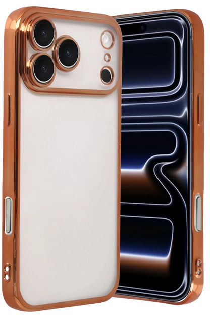 Apple iPhone 17 Pro Max Razer Lensli Silikon - Turuncu